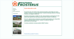 Desktop Screenshot of frosterus.fi