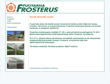 Tablet Screenshot of frosterus.fi